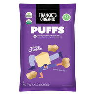 FRANKIE'S ORGANIC - PUFFS - WHITE CHEDDAR - 2OZ