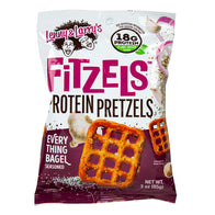 LENNY &amp; LARRY'S EVERYTHING BAGEL FITZELS PROTEIN PRETZELS 3 OZ BAG