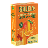 SOLELY ORGANIC MANGO &amp; ORANGE WHOLE FRUIT GUMMIES 3.5 OZ BOX