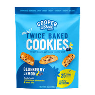 COOPER STREET BLUEBERRY LEMON TWICE BAKED COOKIES 5 OZ POUCH