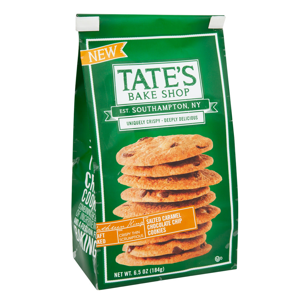 TATE&rsquo;S SALTED CARAMEL CHOCOLATE CHIP COOKIES 6.5 OZ POUCH