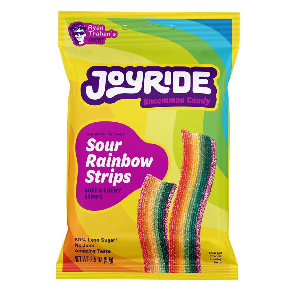 JOYRIDE - SOURRAINBOWSTRIPS 3.5OZ
