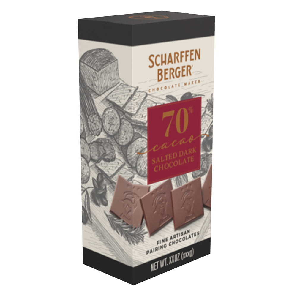 SCHARFFEN BERGER - 70% DARK CHOCOLATE W/SEA SALT - 6.3OZ