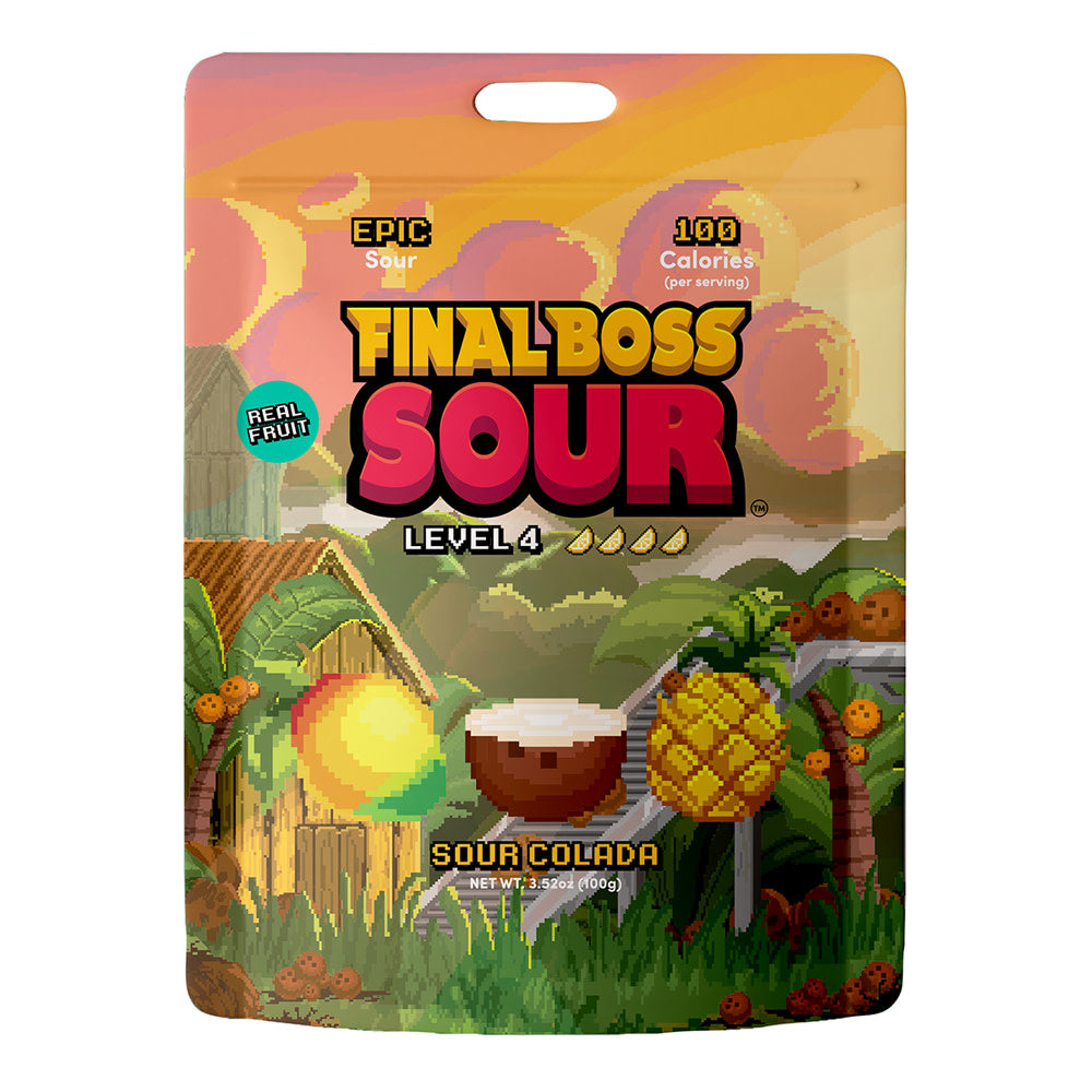 FINAL BOSS LEVEL 4 SOUR COLADA 3.50 OZ BAG