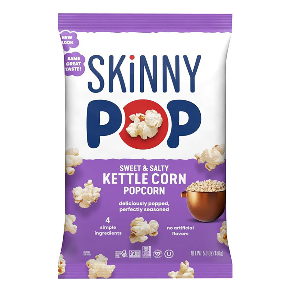 SKINNYPOP SWEET AND SALTY KETTLE POPCORN 5.3 OZ BAG