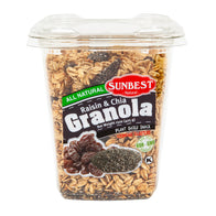 Sunbest Raisin Chia Granola All Natural Tubs - 12ct