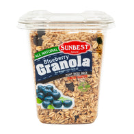 Sunbest Blueberry All Natural Granola Tubs - 12ct