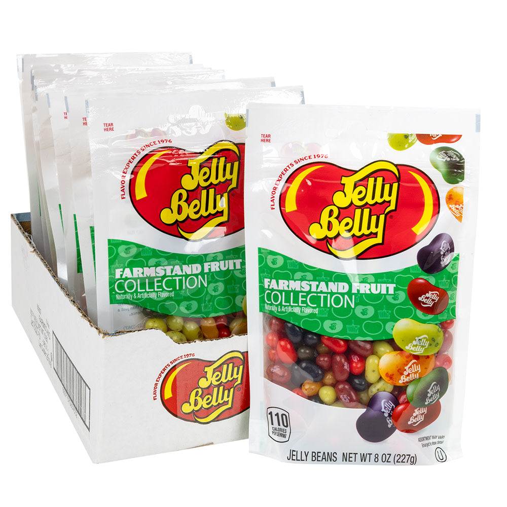 JELLY BELLY FARMSTAND FRUIT COLLECTION 8 OZ POUCH