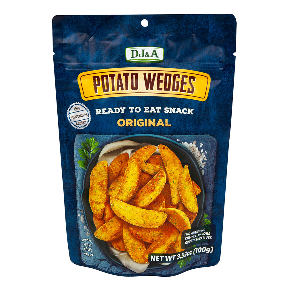DJ&amp;A POTATO WEDGES ORIGINAL 3.53 OZ POUCH