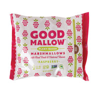GOOD MALLOW RASPBERRY PLANT-BASED MARSHMALLOWS 8 OZ BAG