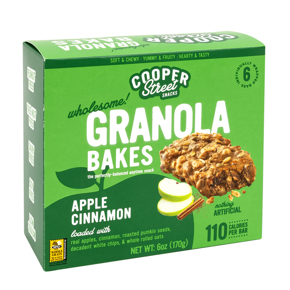 COOPER STREET GRNLA BAKE APPLE CINNAMON 6 OZ 6 CT BOX