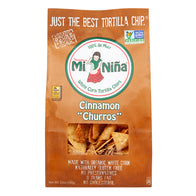 MI NINA CINNAMON CHURRO TORTILLA CHIPS 12 OZ BAG