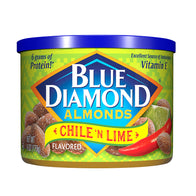 BLUE DIAMOND CHILE &lsquo;N LIME ALMONDS 6 OZ CAN