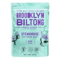 BROOKLYN BILTONG STEAKHOUSE AIR-DRIED BEEF 2 OZ POUCH