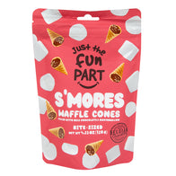 JUST THE FUN PART MINI S'MORES WAFFLE CONES 4.23 OZ POUCH