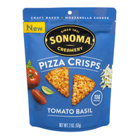 SONOMA CREAMERY TOMATO BASIL PIZZA CRISPS 2.25 OZ BAG