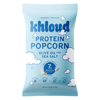 KHLOUD OLIVE OIL &amp; SEA SALT PROTEIN POPCORN 4 OZ BAG