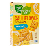 FROM THE GROUND UP CAULIFLOWER SEA SALT CRACKERS 4 OZ BOX