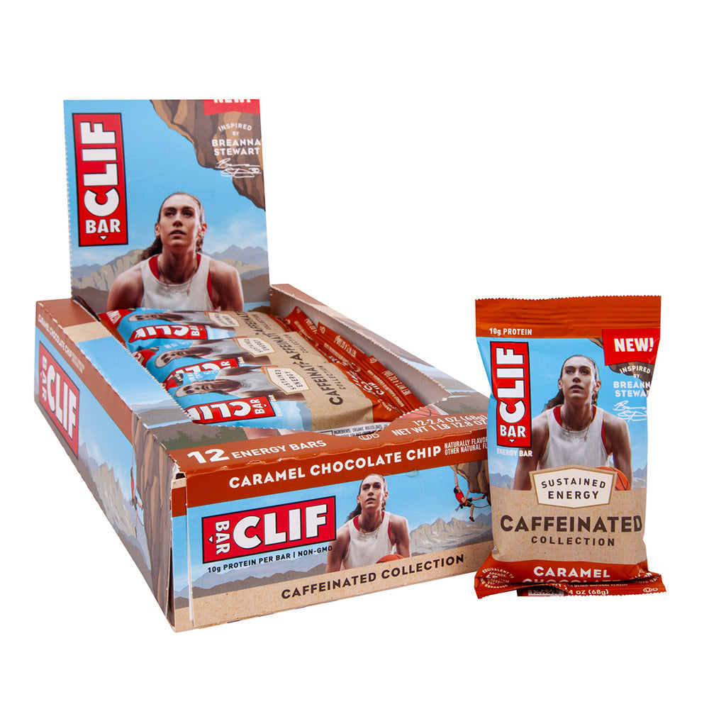 CLIF BAR CARAMEL CHOCOLATE CHIP CAFFEINATED 2.4 OZ