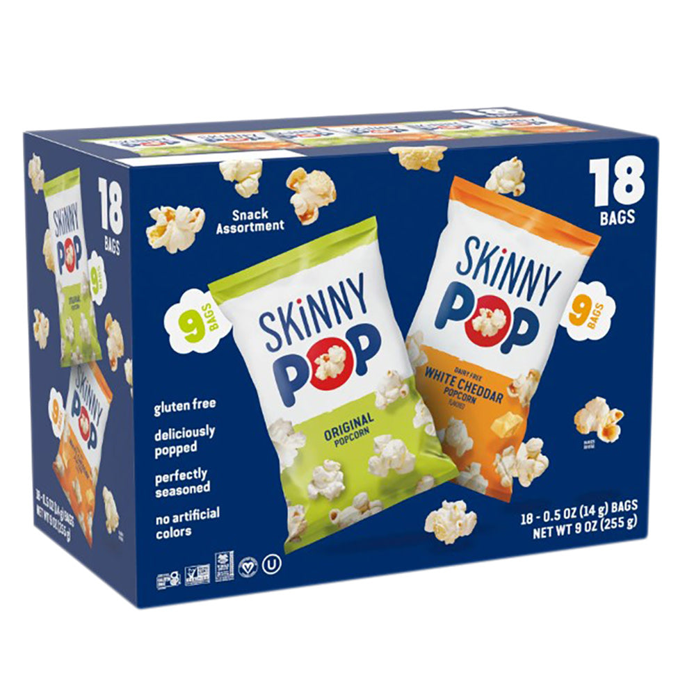 SKINNYPOP - MULTIPACK ORIG/ CHEDDAR(18CT)9OZ