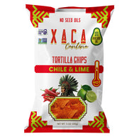 XACA CANTINA - CHILI & LIME TORTILLA CHIPS - 5OZ