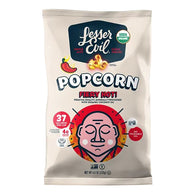 LESSER EVIL FIERY HOT ORGANIC POPCORN 4.6 OZ BAG