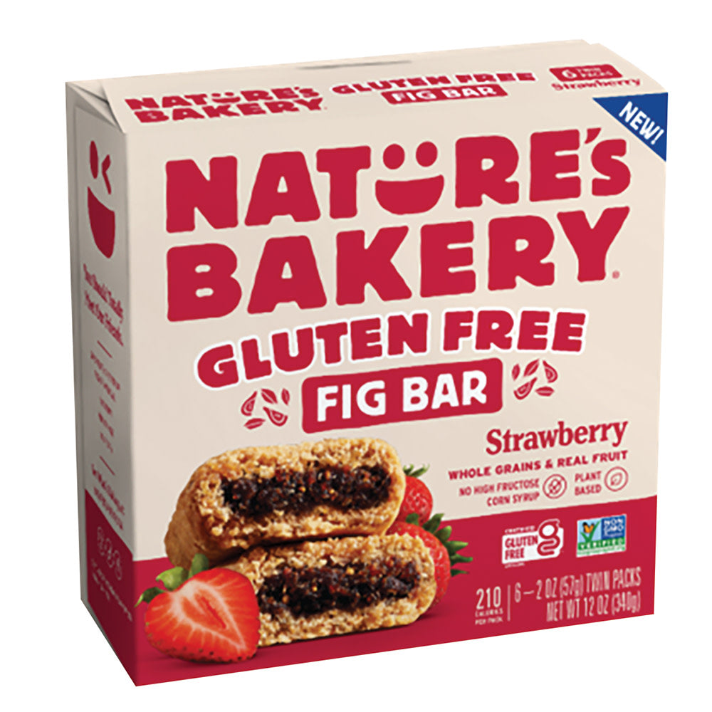 NATURE'S BAKERY GLUTEN FREE STRAWBERRY FIG BAR 12 OZ BOX