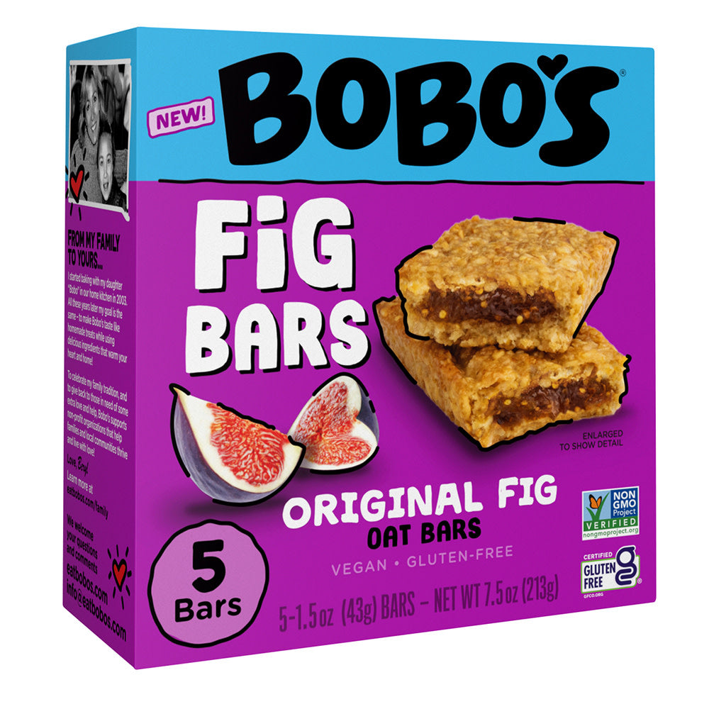 BOBO'S ORIGINAL FIG BARS 7.5 OZ BOX