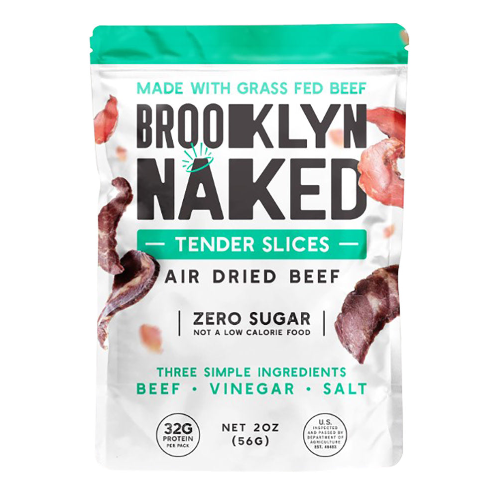 BROOKLYN BILTONG NAKED AIR-DRIED BEEF SLICES 2 OZ POUCH