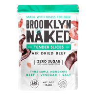 BROOKLYN BILTONG NAKED AIR-DRIED BEEF SLICES 2 OZ POUCH