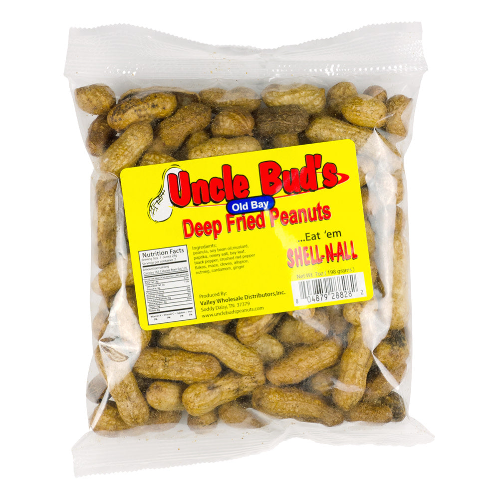 UNCLE BUD'S DEEP FRIED OLD BAY PEANUTS 7 OZ BAG *FL DC ONLY*