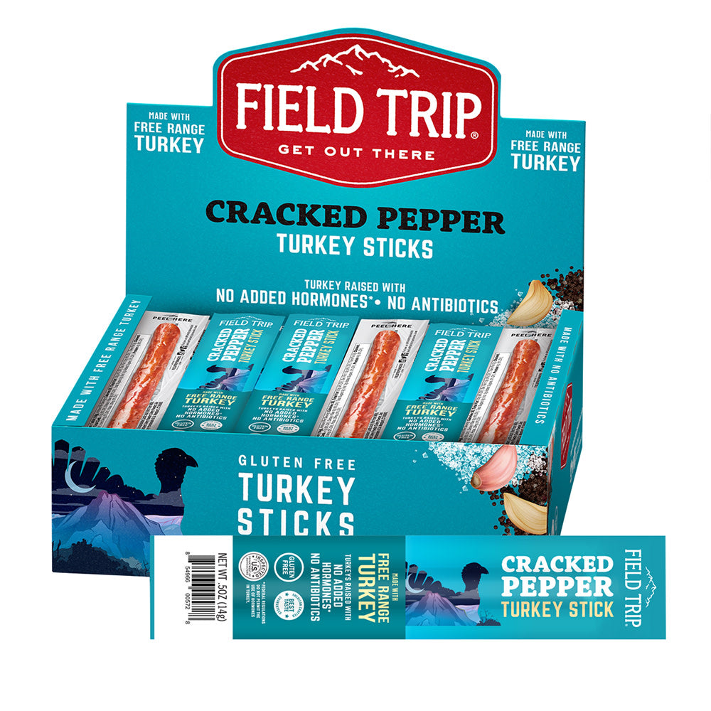 FIELD TRIP MINI TURKEY STICK CRACKED PEPPER 0.5 OZ