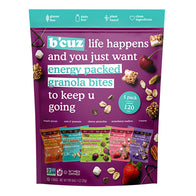 B'CUZ ENERGY PACKED GRANOLA BITES VARIETY MULTIPACK 5 OZ POUCH