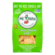 MI NINA SPICY CHIPOTLE LIME TORTILLA CHIPS 12 OZ BAG