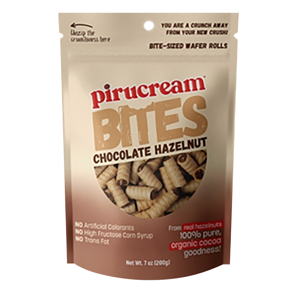 PIRUCREAM BITES CHOCO HAZELNUT 7 OZ BAG