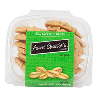 AUNT GUSSIE'S SUGAR FREE SPELT OATMEAL COOKIES 7 OZ TUB