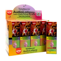 AMOS TASTYSOUNDS CHERRY GET THIS FEELING AUDIO LOLLIPOP 0.42 OZ BOX