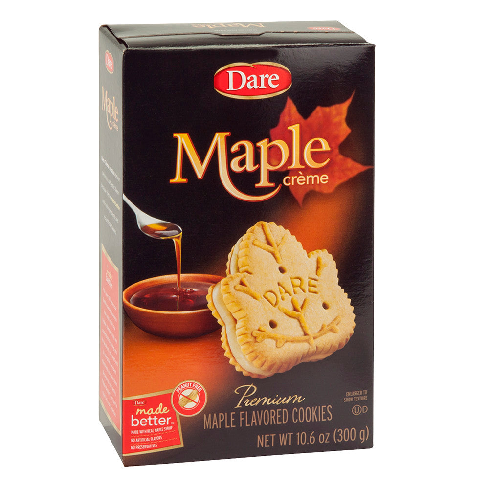 DARE MAPLE CREME COOKIES 10.6 OZ BOX