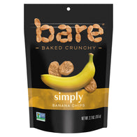 BARE SIMPLY BANANA CHIPS 2.7 OZ POUCH