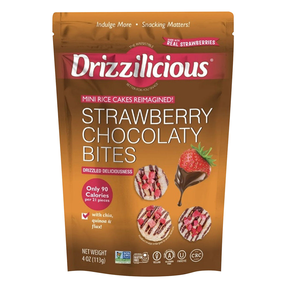 DRIZZILICIOUS - DRIZZLE BITES - CHOCOLATE STRAW - 4OZ