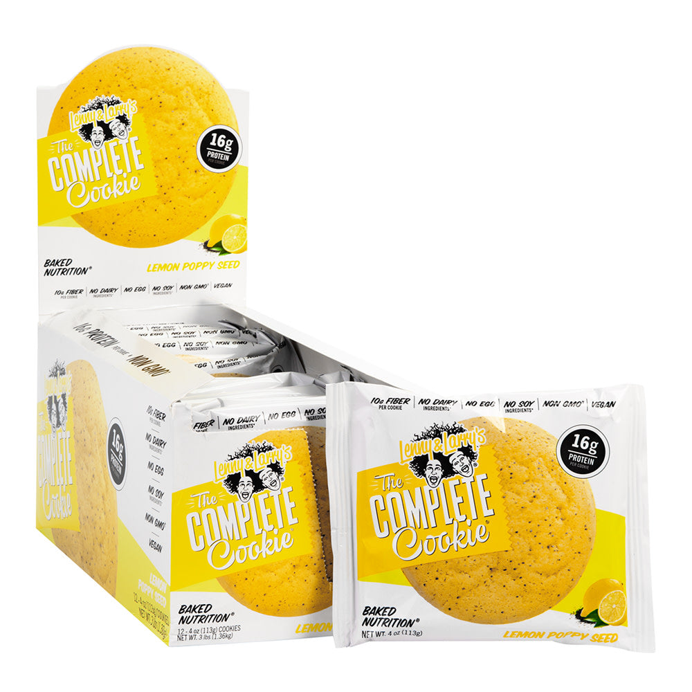 LENNY &amp; LARRY'S LEMON POPPY SEED COOKIE 4 OZ