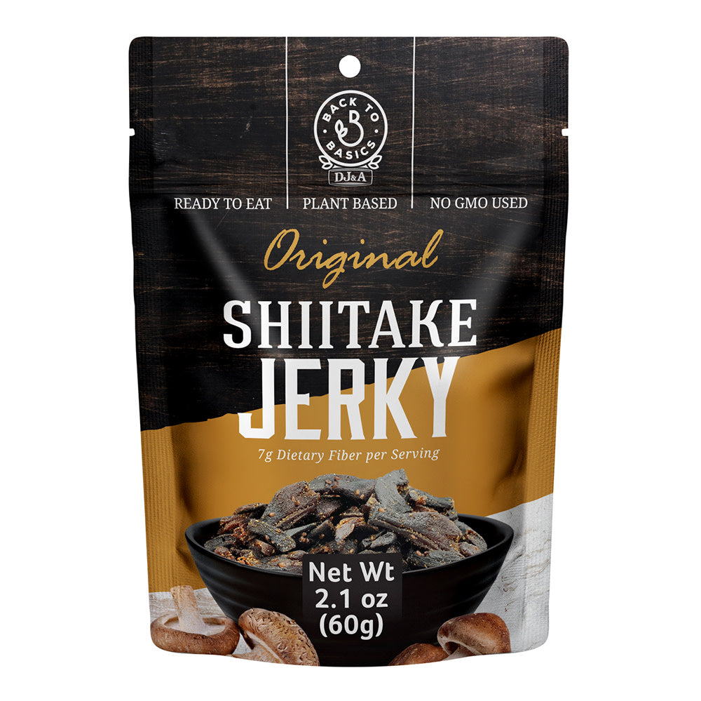 DJ&A - SHIITAKE MUSHROOM JERKY ORGINAL - 2.12OZ