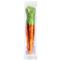 Foiled Solid Milk Chocolate Carrot - 18ct