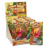 Light Bulb Lolly Lollipops - 24ct