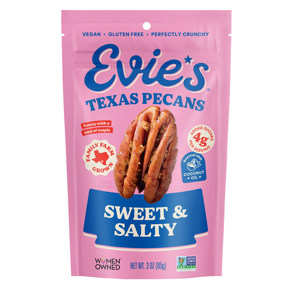 EVIE'S PECANS SWEET &amp; SALTY 3 OZ BAG