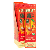 SOLELY ORGANIC MANGO CHILI AND SALT FRUIT JERKY 0.8 OZ