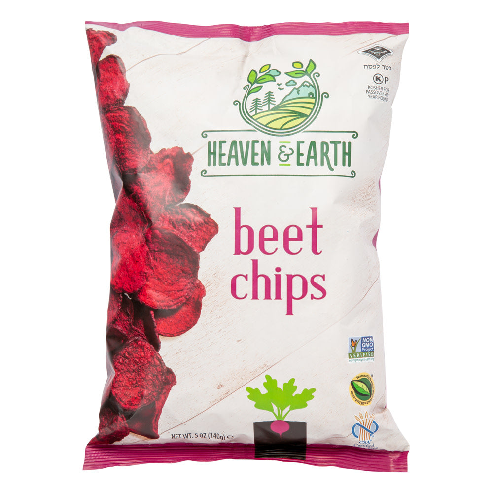 HEAVEN &amp; EARTH BEET CHIPS 5 OZ BAG