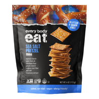 EVERY BODY EAT - PRETZEL THINS SEA SALT - 4OZ
