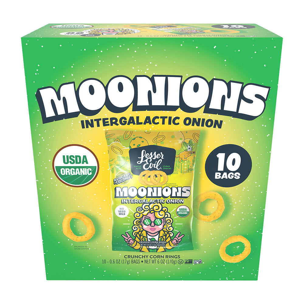 LESSER EVIL - MOONIONS ONIO MULTIPACK(10CT) - 6OZ - PK6