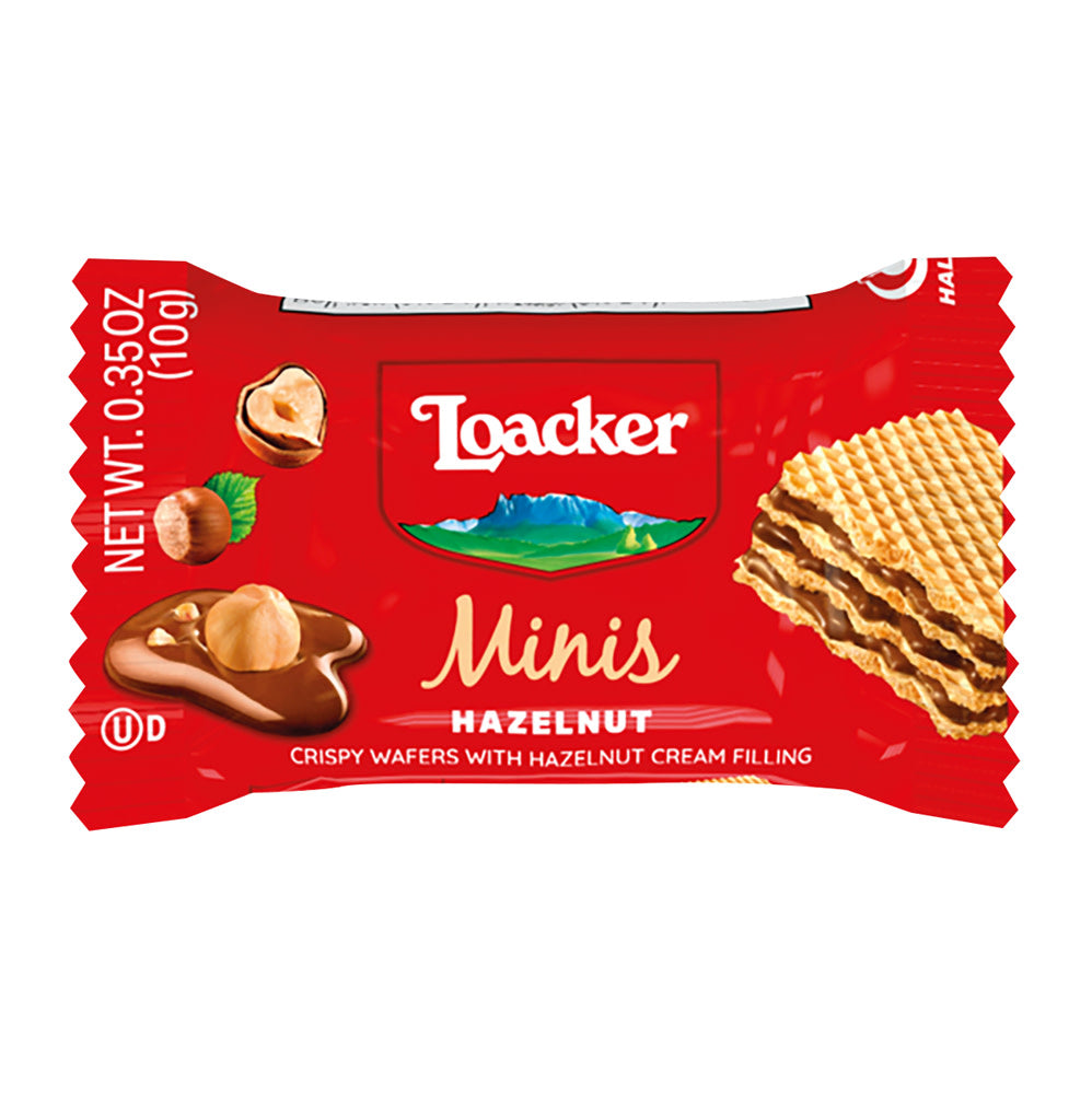LOACKER MINIS HAZELNUT WAFER 0.35 OZ